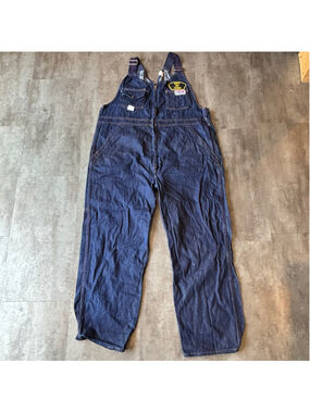 Vintage Big B Brotherhood Denim Overalls Mens XL
